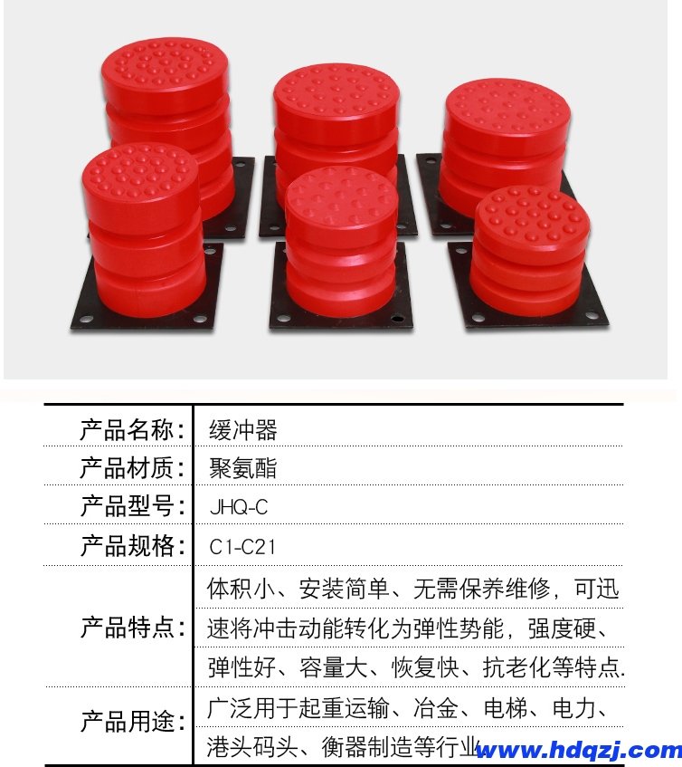 起重機緩沖器 起重機緩沖器