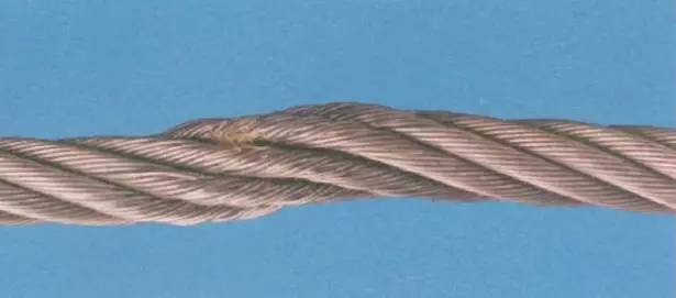 起重機(jī)鋼絲繩紐結(jié)（逆向）應(yīng)該立即報(bào)廢