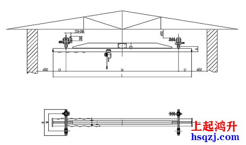 單梁懸掛起重機結(jié)構(gòu)圖及安裝示意圖 單梁懸掛起重機結(jié)構(gòu)圖及安裝示意圖